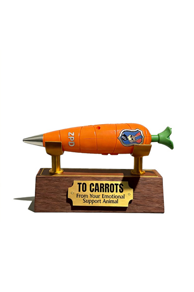 choice2 stand with pen @IN STOCK Zootopia 2 3D-Printed Stand & Judy’s Carrot ...