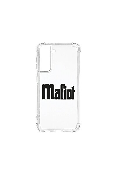 bestcase Husa Anti Shock 1.5MM, Compatibilă cu Samsung Galaxy S21, Mafiot, Te...