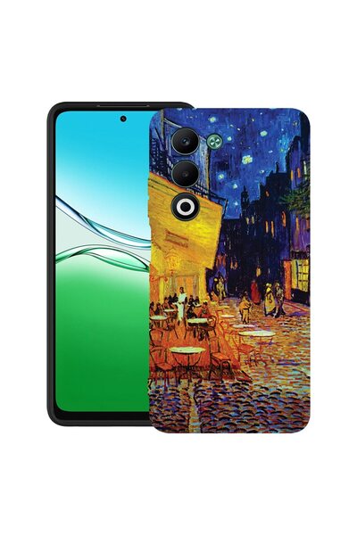 bestcase ¬Æ Husa pentru Xiaomi Redmi 15 5G ( 169 MM ) cu Design Van Gogh Caf√...