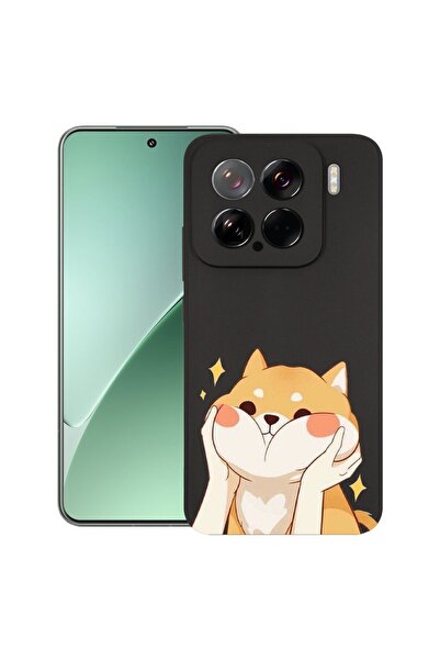 bestcase ¬Æ Husa pentru Xiaomi 15, Emoji - Sweet Cat, Slim Silicon 0.8MM, Ant...