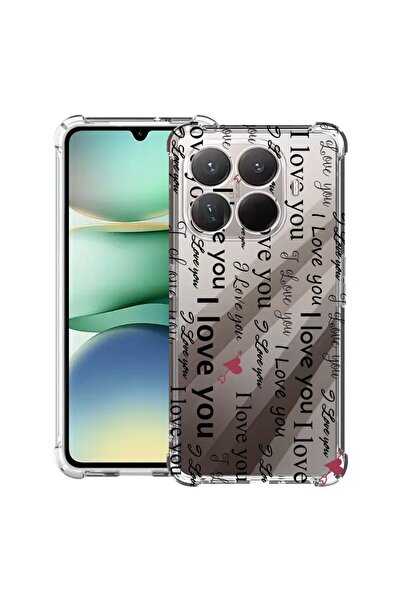 bestcase ¬Æ Husa Anti Shock Compatibil cu Xiaomi 15T Pro, cu Design I Love Yo...