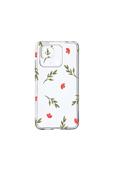 bestcase Διαφανής Θήκη Σιλικόνης 2MM, Συμβατή με Xiaomi Redmi 10C, Λουλούδια,...