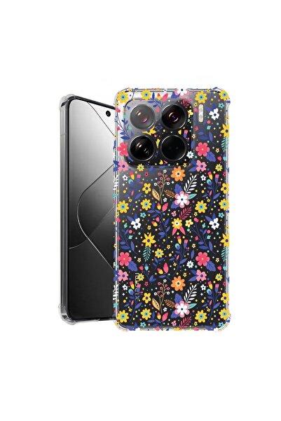 bestcase ¬Æ Husa pentru Xiaomi 15, Anti Shock 1.5MM, Flower Pattern, Protecti...