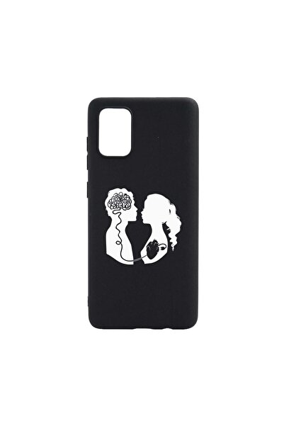 bestcase Силиконов калъф, съвместим с Xiaomi Redmi Note 10 5G, Любов с мозък,...