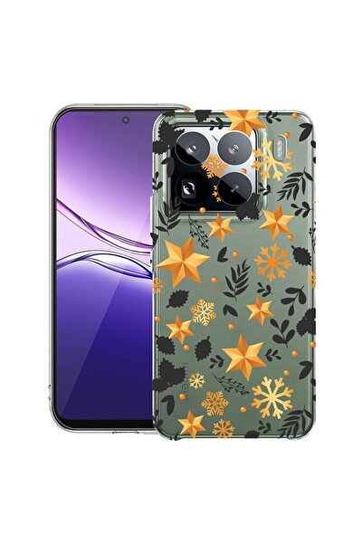 bestcase ¬Æ Husa Clear Slim Silicon Compatibila cu Xiaomi 15 Pro, Golden Star...