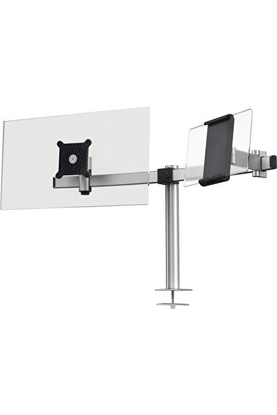 Durable PRO Monitor holder 1 month. 1 tablet table silver diameter.