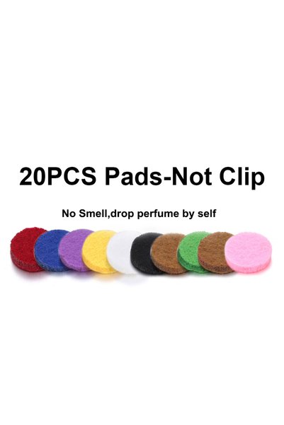 Choice 20pcs Pads Not Clip 1pc Refillable Car Air Freshener Perfume Diffuser ...