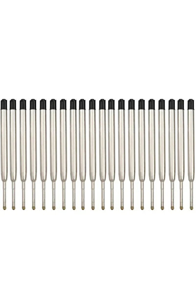 Choice 20 PCS Black 10/20/30/40pcs L:3.9 In Ballpoint Pen Refills for Parker ...