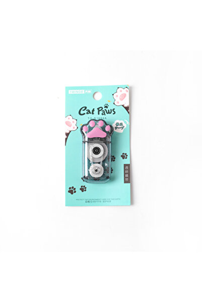 choice2 gray 1PCS 6M Cartoon Cat Claw Correction Tape, Quick to Clean and Eas...
