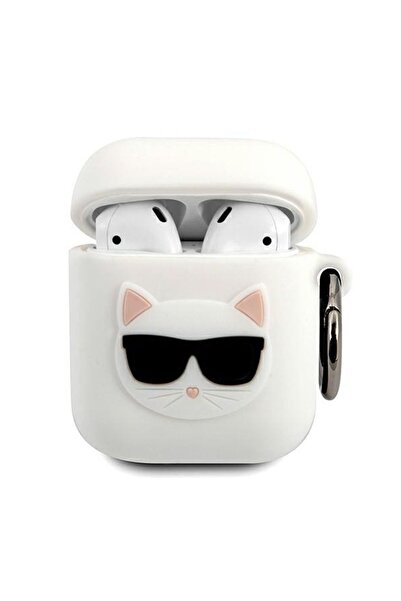 Karl Lagerfeld Θήκη Airpods Choupette Fun για AirPods 1/2 Λευκό