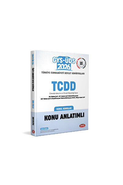 Data Yayınları TCDD Genel Konular Konu Anlatımlı 2026