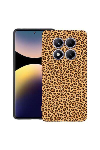 bestcase Калъф за Xiaomi Redmi Note 14 Pro 4G, с леопардов десен, тънък силик...