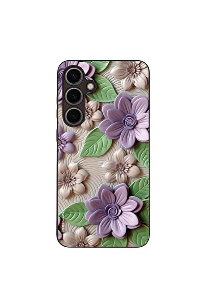 Sonique Θήκη 3D Flower Series για Samsung Galaxy S24 Plus Βιολετί