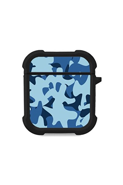 Sonique Θήκη Σιλικόνης Camouflage Army Series για AirPods 1/2 Μπλε