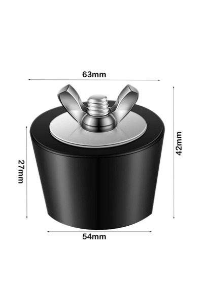 Choice 63mm High Quality Pool Winterizing Plug With Stainless Steel Screw Bla...