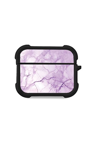 Sonique Θήκη Σιλικόνης Marble Series για AirPods Pro / Pro 2 Βιολετί