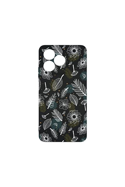 bestcase Θήκη Σιλικόνης Premium, Συμβατή με Xiaomi Redmi 13, Σχέδιο Λουλούδια...