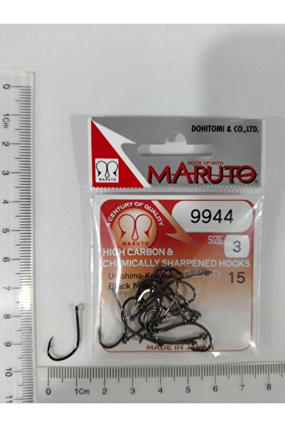 MARUTO 9944 Bn Siyah Nikel Olta İğnesi No : 3
