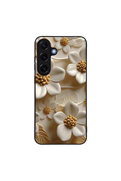 Sonique Θήκη 3D Flower Series για Samsung Galaxy S25 Plus Λευκό