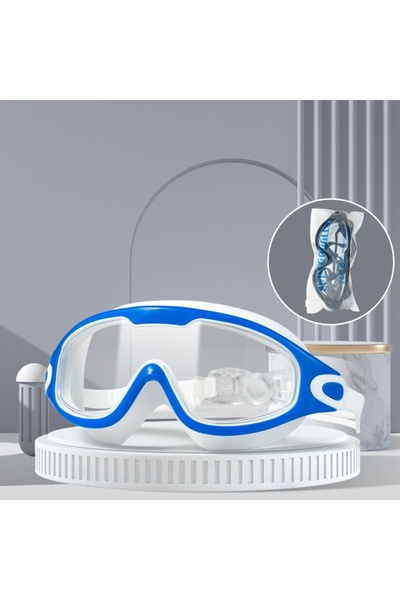 Choice Blue Swimming Goggles For Adult Men And Women High-Definition Waterpro...