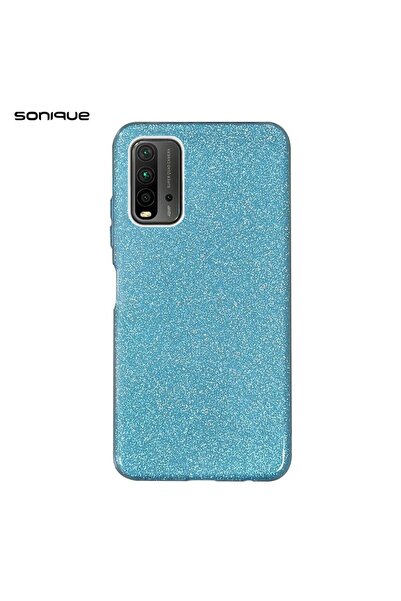Sonique Θήκη Σιλικόνης Shiny Xiaomi Redmi 9T Γαλάζιο