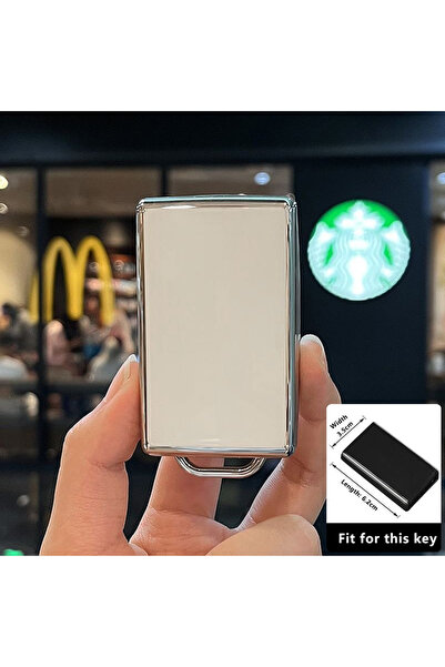 Choice11 Fit for Polestar 4 Style 11-White Car Key Case for Volvo EX30 EX90 f...