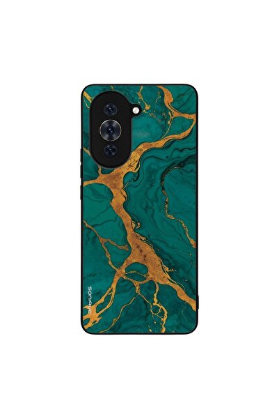 Sonique Θήκη Marble Series για Huawei Nova 10 Pro Πράσινο