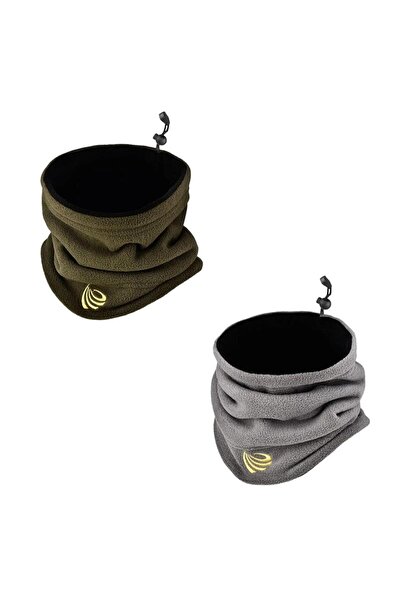 Choice1 green-grey 1/2/3pcs Winter Camping Fleece Neck Ski Tube Scarf Snowboa...