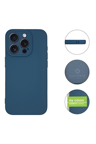 Sonique Θήκη Σιλικόνης My Colors Apple iPhone 15 Pro Μπλε Σκούρο
