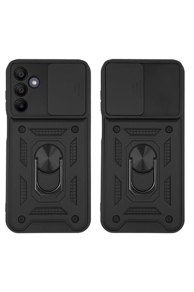 Sonique Θήκη Ring Armor CamPro για Samsung Galaxy A15 4G / Galaxy A15 5G Μαύρο