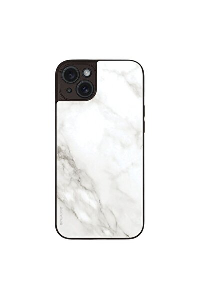Sonique Θήκη Marble Series για Apple iPhone 15 Plus Λευκό