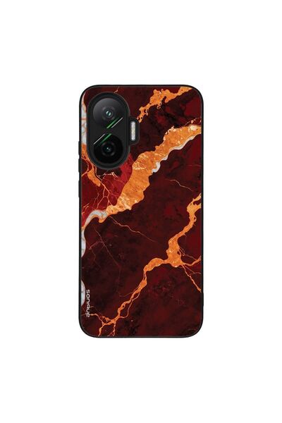 Sonique Θήκη Marble Series για Xiaomi Poco F7 5G Κόκκινο