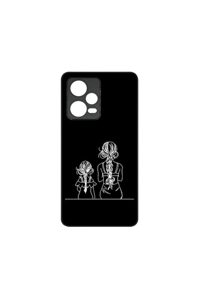bestcase Λεπτή Γυάλινη Θήκη, Συμβατή με Xiaomi Redmi Note 12 5G, Μαμά και Κόρ...