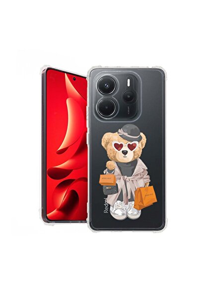 bestcase Калъф за Xiaomi Redmi Note 14 4G, Удароустойчив 1.5ММ, Мече пазарува...