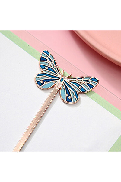 choice2 blue Colorful butterfly-shaped metal bookmarks, suitable for schools,...