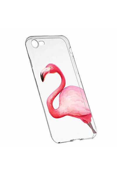 bestcase Husa Silicon, Transparent, Slim, Flamingo, Xiaomi Redmi Note 5A