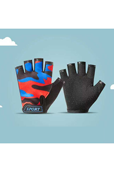 Choice4 camo red Children's Gloves Summer Hiking Cycling Roller Skating Glove...