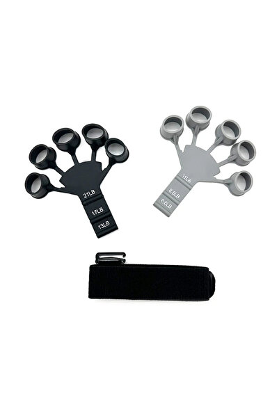 Choice 2PCS 1pcs Silicone Gripster Grip Strengthener Finger Stretcher Hand Gr...