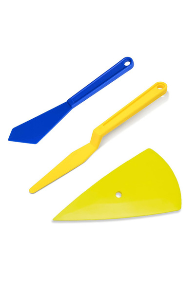 Choice1 3 type Window Tint Shank Squeegee Tools Corner Shank Gasket Scraper V...