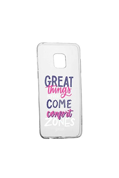 bestcase Husa cu mesaj Great Things, pentru Xiaomi Redmi Note 9 Pro Max, rezi...