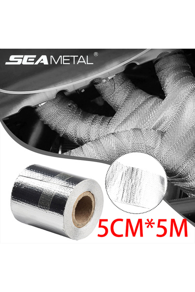 Choice SEAMETAL 5m*5cm Exhaust Pipe Insulation Tape Exhaust Heat Tape Manifol...