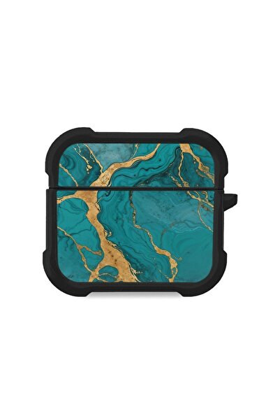 Sonique Θήκη Σιλικόνης Marble Series για AirPods 3 Πράσινο