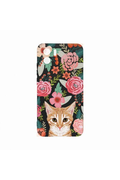 bestcase Husa BestCase¬Æ, Compatibila Cu Xiaomi Redmi A1, Cat and Flowers, Re...