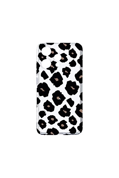 bestcase Прозрачен силиконов калъф 2ММ, съвместим с Xiaomi Redmi 12 4G, с лео...