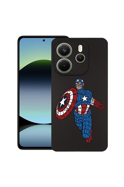 bestcase ¬Æ Husa pentru Xiaomi Redmi Note 14, Calligraphy Stripes Hero, Slim ...