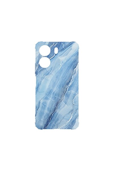 bestcase Husa Anti Shock 1.5MM, compatibilă cu Xiaomi Redmi 13C, Blue Marble,...