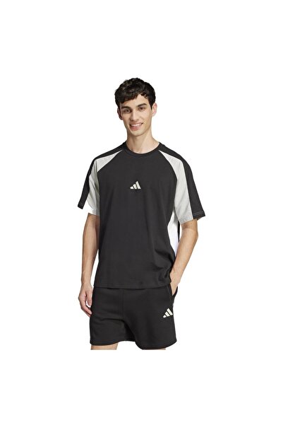adidas Tricou bărbătesc cu mânecă scurtă: Esențiale de sezon, Tricou colorblo...