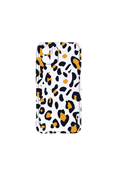 bestcase Прозрачен силиконов калъф 2ММ, съвместим с Xiaomi Redmi A1, с леопар...