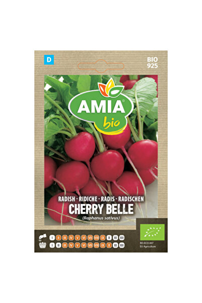 Amia Seminte bio de ridichi Cherry Belle Amia, 3 g