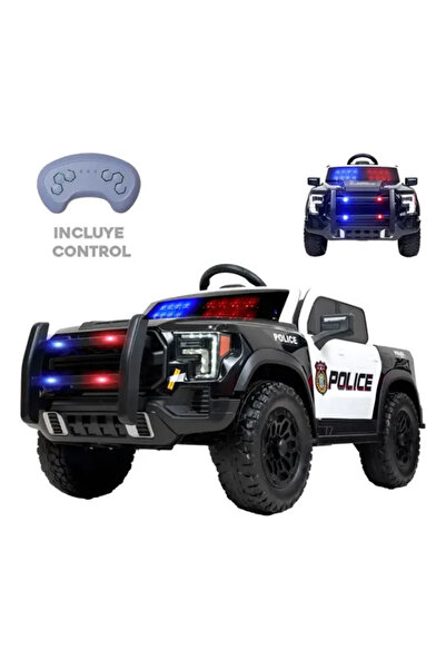 Ford Mașină electrică pentru copii - SUV de poliție Dodge Ranger, autonomie m...